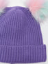 LC Waikiki Double Plush Pompom Girls Tricot Beanie